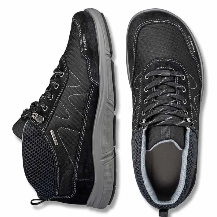 Homme idéalsko Spécial Orthèses|Chaussures À Lacets<Chaussures de confort Helvesko : modèle Toso Tex, noir