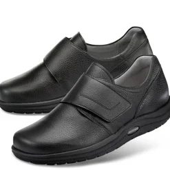 Homme idéalsko Spécial Orthèses|Chaussures À Scratches<Chaussures de confort Helvesko : modèle Wien, noir