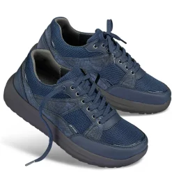Femme idéalsko Spécial Orthèses|Chaussures À Lacets<Chaussures de confort Helvesko : modèle Sona, bleu