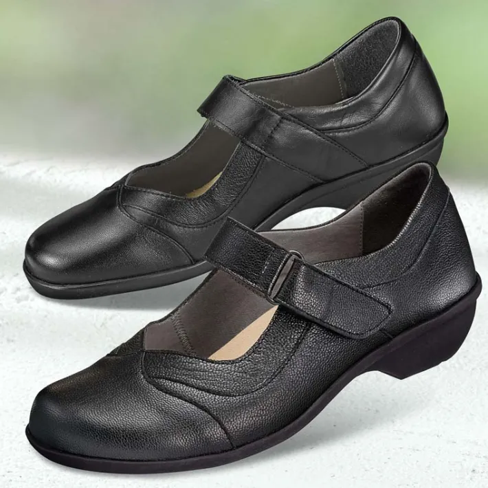 Femme idéalsko Spécial Orthèses|Chaussures À Scratches<Chaussures de confort LadySko : modèle Nela, noir