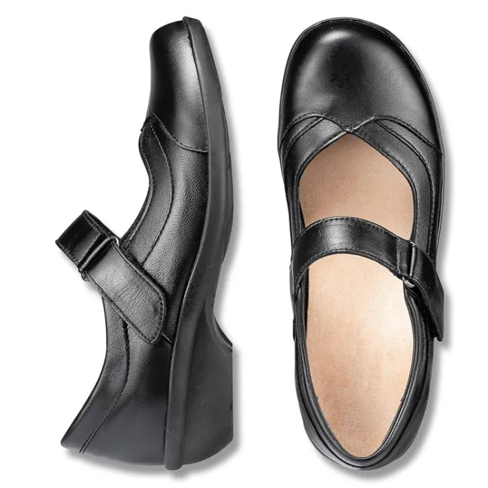 Femme idéalsko Spécial Orthèses|Chaussures À Scratches<Chaussures de confort LadySko : modèle Nela, noir