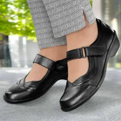 Femme idéalsko Spécial Orthèses|Chaussures À Scratches<Chaussures de confort LadySko : modèle Nela, noir