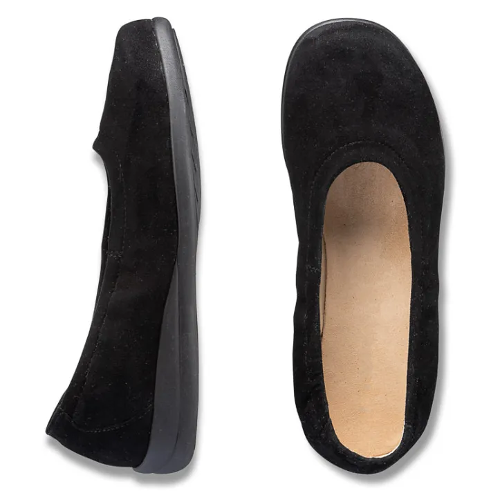 Femme idéalsko Ballerines|Grandes Pointures<Chaussures de confort LadySko : modèle Claudette II, noir