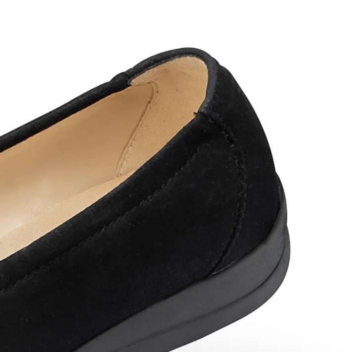 Femme idéalsko Ballerines|Grandes Pointures<Chaussures de confort LadySko : modèle Claudette II, noir