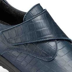 Femme idéalsko Spécial Orthèses|Chaussures À Scratches<Chaussures de confort LadySko : modèle Vera II, bleu foncé