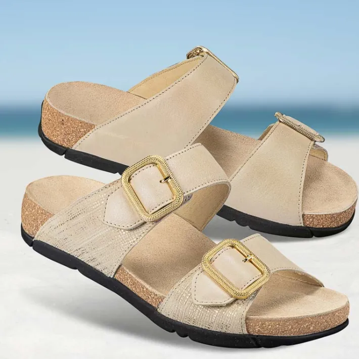 Femme idéalsko Sandales / Mules<Mules de confort Helvesko : modèle Evora
