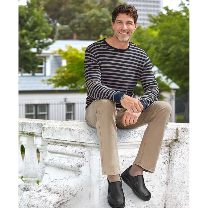 Homme idéalsko Spécial Orthèses|Chaussures En Cuir D'élan<Slippers de confort dansko : modèle Orsen Elk