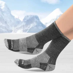 idéalsko Bas Et Chaussettes<Socquettes anti-ampoules MERINO TRAIL gris