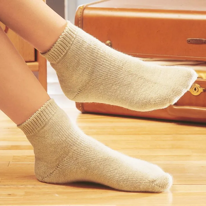 idéalsko Bas Et Chaussettes|Astuces Et Idées<Socquettes de lit écru / 2 paires