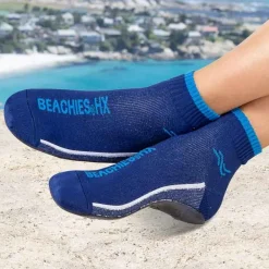 idéalsko Bas Et Chaussettes|Astuces Et Idées<Socquettes de plage protectrices bleu
